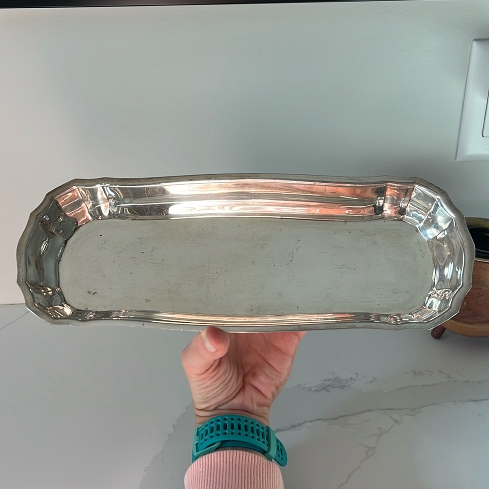 Art S. Co. Silver Plated Tray
